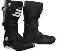 Shot Race 6 Bottes de motocross, noir-blanc, taille 41 pour homme