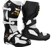 SHOT RACE 6 Stiefel schwarz-weiss-gold 44