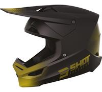 Shot Race Draw Casque de motocross, Noir/Or, Taille XL (61/62)
