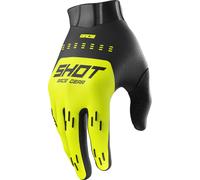 Shot Race Evo Gants de motocross pour jeunes, jaune, taille 10/11