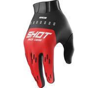 Shot Race Evo Gants de motocross pour jeunes, rouge, taille 10/11