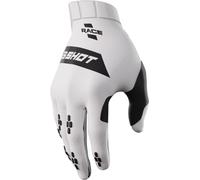 Shot Race Gants de motocross, noir-blanc, taille 4XL pour homme