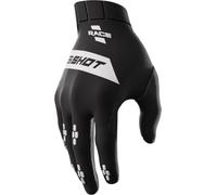 Shot Race Gants de motocross, noir-blanc, taille 4XL pour homme