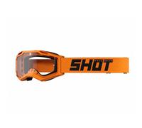 Shot Race Gear Assault 2.0 Solid Off-road Goggles Orange Clear/CAT0