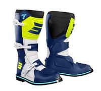 Shot Race 2 Bottes de motocross pour enfants, bleu-jaune, taille 33 pour des gamins