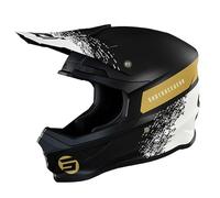 SHOT RACE GEAR Casque Furious Roll Black Gold Matt