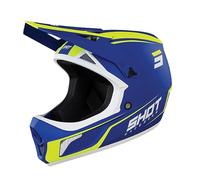 SHOT RACE GEAR Casque Rogue United Blue Neon Yellow Matt