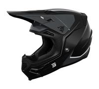 Shot Core Comp Casque de motocross, noir mat/gris, Taille S (55/56)