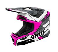 Shot Casque Cross Furious Dust Rose brillant Taille XL