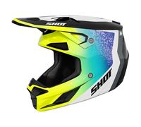 Shot Casque cross Speed Atomic Jaune néon brillant Taille S