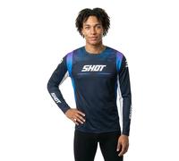 Shot Contact Apex Maillot de motocross, bleu, taille M pour homme