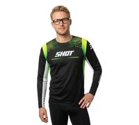 Shot Race Gear Contact Apex Long Sleeve Jersey Noir 3XL Homme