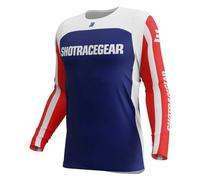 Shot Race Gear Contact Mythic Long Sleeve Jersey Bleu XS Homme