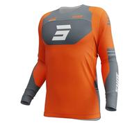 Shot Race Gear Contact Shield Long Sleeve Jersey Orange XS Homme