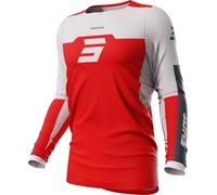 Shot Race Gear Contact Iron Long Sleeve Jersey Rouge 2XL Homme