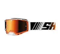 Shot Race Gear Core Stripe Off-road Goggles Blanc