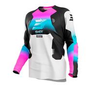 Shot Race Gear Draw Rocket Long Sleeve Jersey Multicolore 10-11 Years Enfants