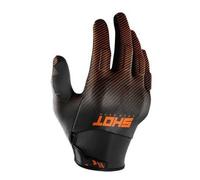 Shot Drift Rim Gants de motocross, noir-orange, taille M L pour homme