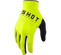 SHOT RACE GEAR Gants Kid Draw Neon Yellow 8/9