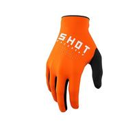 Shot Draw Gants de motocross, orange, taille L