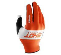 Shot Draw Sky Gants de motocross, orange, Taille 7