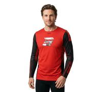 Shot Aerolite Honor Maillot de motocross, noir-rouge, taille 2XL pour homme