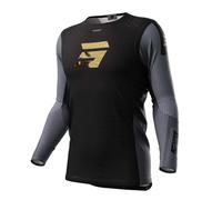 Shot Aerolite Honor Maillot de motocross, noir-or, taille M pour homme