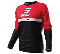 Shot Reflex Long Sleeve Jersey Rouge,Noir 2XL Homme