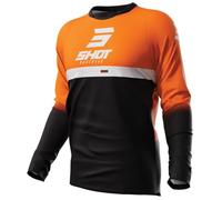 Shot Reflex Long Sleeve Jersey Orange,Noir M Homme