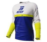 Shot Reflex Long Sleeve Jersey Bleu L Homme