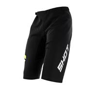 Shot Rogue Revolt Shorts Noir 26 Neon Yellow