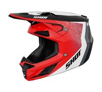 Shot Casque de motocross Speed Hybrid – Rouge brillant – Taille L – Homme