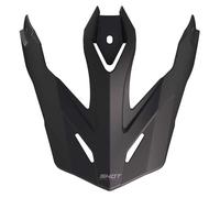 SHOT TREK SOLID Helmschild inkl. Schrauben matt schwarz uni