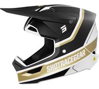 Shot Race Mythic Casque de motocross, noir-or, taille S pour homme