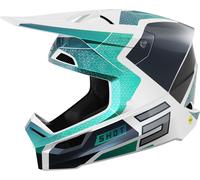 Shot Race Phaser Casque de motocross, turquoise, taille 2XL pour homme