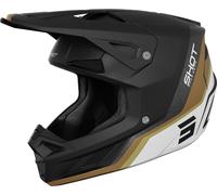 Shot Speed Atomic Mips Casque de motocross, Matelot doré, Taille S (55/56)