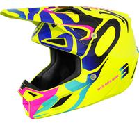 Shot Speed Ghost Casque de motocross pour jeunes, jaune, taille S