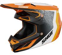 SHOT SPEED HYBRID MX-Helm glanz orange XS
