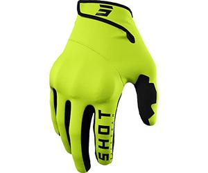 SHOT Trainer CE 2.0 Gants de Motocross (Neon Yellow,9)