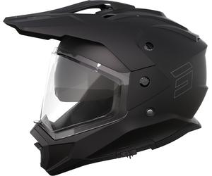 Shot Trek Solid Casque de motocross, Noir mat, Taille XL (61/62)