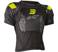 Shot Trooper Chemise protecteur, noir/jaune, Taille XXL