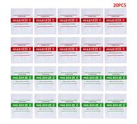 SHOTAY 20 pièces PH Solution Tampon Poudre PH pour testeur Mesure étalonnage 4.01 6.86