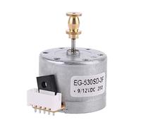 SHOTAY EG530SD-3F DC5-12V 3 Vitesses 33/45/78 TR/Min platines tournantes métalliques réglables Moteur Manchon en cuivre Moteur pour Platine Tourne-Disque B Manchon en cuivre