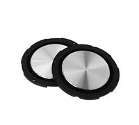 SHOTAY radiateur Passif, 2 pièces Passif radiateur Basse Haut-Parleur diaphragme 55mm auxiliaire renforcer la Membrane de Vibration Woofer Accessoires de Bricolage