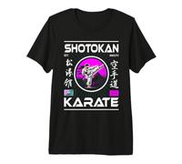 Shotokan Karaté Design avec Kanji pour Karateka T-Shirt Haut de Gamme