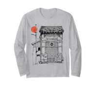Shotokan Karaté Dojo Tokyo Japon Illustration Manche Longue