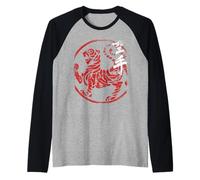 Shotokan Karate Tiger Symbol Logo Dojo Training Samurai budo Manche Raglan