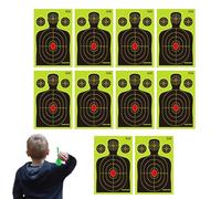 Shots Burst Paper Set - Target Stickers - 10 Pieces 18x12 Inch Splatter Reactive Target For Outdoor Practice Backyard Daily Training Team Activity Recreation Kids Adults