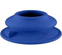 Shots Chrystalino Vibrante - Silicone Suction Cup - Blue