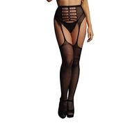 Shots Le Désir - High-Waist Garterbelt Stockings - Black